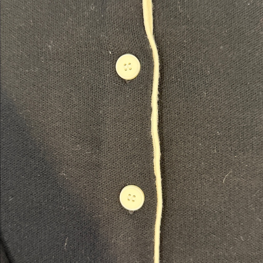 OAK + FORT Two-Tone Collared Top - Picture 6 of 8